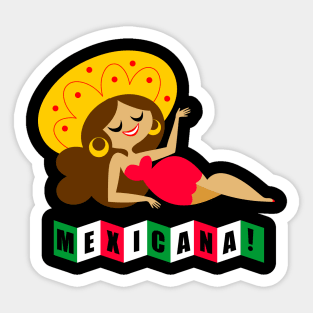 Mexicana Sombrero! Sticker